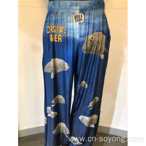 Men'S Printing Pants OEM Men's Positioned Printing Pajama Pants Manufactory